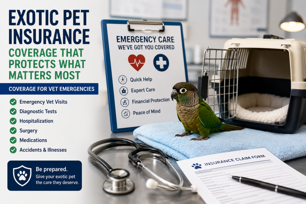 exotic pet insurance coverage