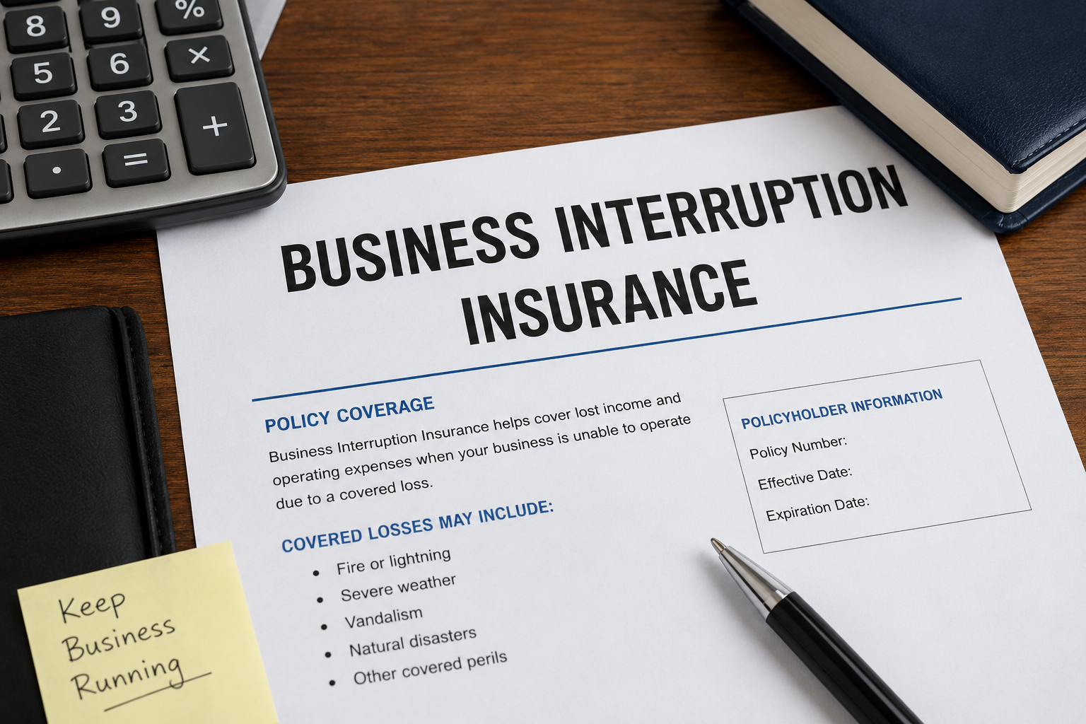 Business Interruption Insurance after a disaster